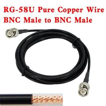 Штекер RG58 BNC к штекерному разъему BNC RF-коаксиальный соединительный кабель-перемычка
