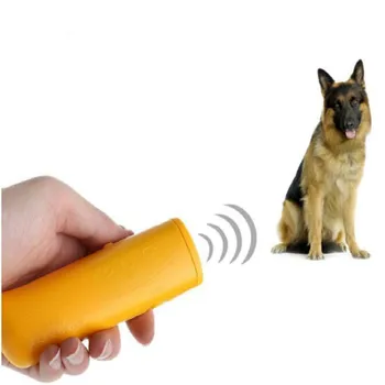 Новый Ультразвуковой Отпугиватель Для Дрессировки Собак Control Trainer Device 3 в 1 Anti-barking Stop Средства Отпугивания Лая Собак Устройство Для Дрессировки Домашних Животных