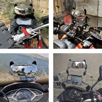 Зеркало заднего вида мотоцикла Espejo retrovisor gran angular para motocicleta, parabrisas de 180 grados для YAMAHA XMAX125 XMAX25