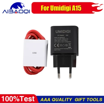 XUNQIYI 100% Оригинальное новое зарядное устройство Umidigi A15 Официальный адаптер быстрой зарядки + USB-кабель для передачи данных, зарядное устройство для линии передачи данных