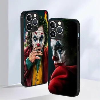 Чехол для телефона Movie J-JokerS Clown для iphone 15ProMax 11 13 14 Pro Xs Max Mini Xr X 7 8 6 6s Plus Shell Coque
