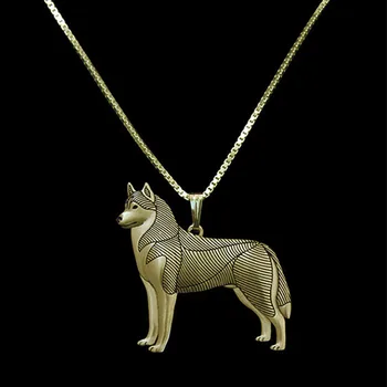 Подвеска-чокер Siberian Husky legend, ожерелье для женщин, ювелирные изделия с подвесками для собак, подарок любителям домашних животных