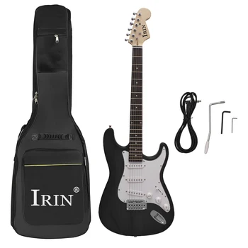 Электрогитара IRIN ST 39 дюймов, 6 струн, 22 лада, Кленовый корпус, гриф, Электрогитара с необходимыми гитарными партиями и аксессуарами