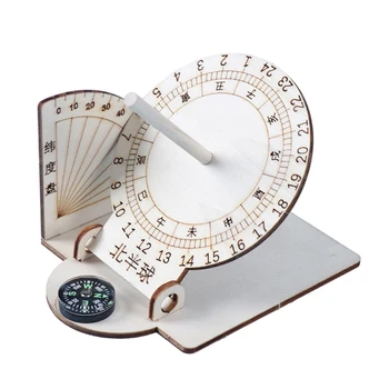 Солнечные часы-Научные модели часов, инструмент для обучения географии-Настольное украшение солнечных часов