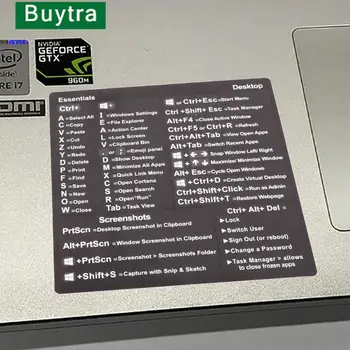 Новая наклейка с сочетанием клавиш для ПК с Windows для настольных ПК и ноутбуков