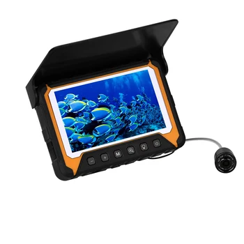Камера для Подводной Рыбалки с 5-дюймовым ЖК-Монитором 120 ° 500 000 Пикселей 8 Шт ИК Ночного Видения для Речной/Подледной Рыбалки